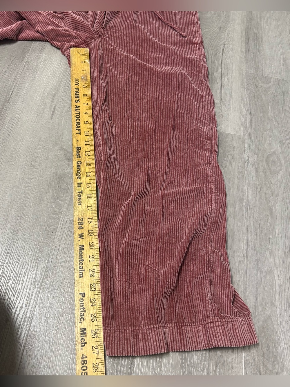 American Eagle Stretch Low Rise Corduroy Drawstring Pants Women’s Size Medium - Picture 7 of 7